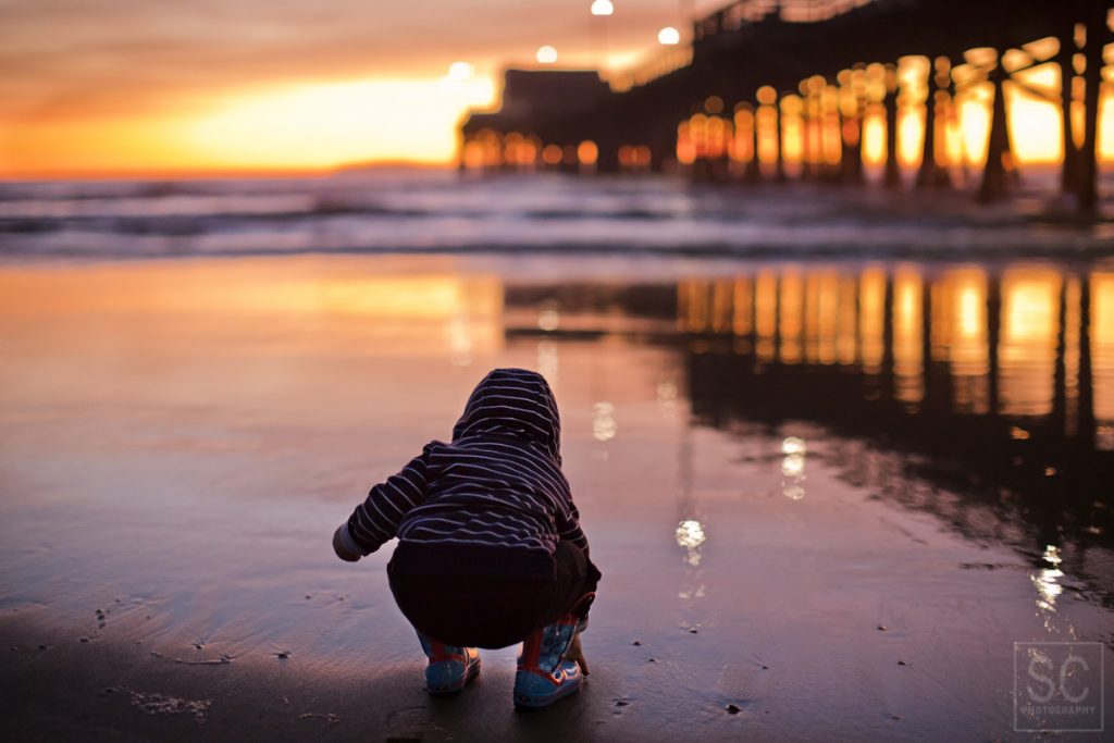 January Sunset at Newport Beach